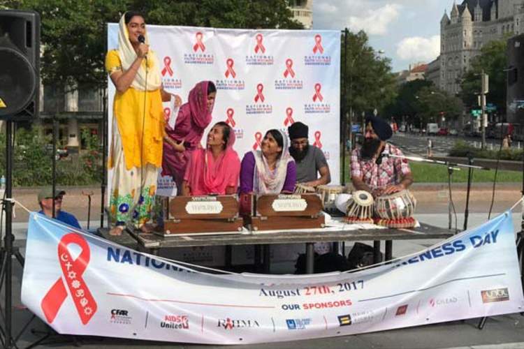 National Faith HIV/AIDS Awareness Day participants