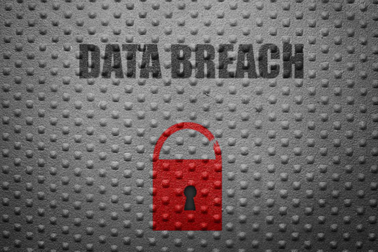 Data Breach sign