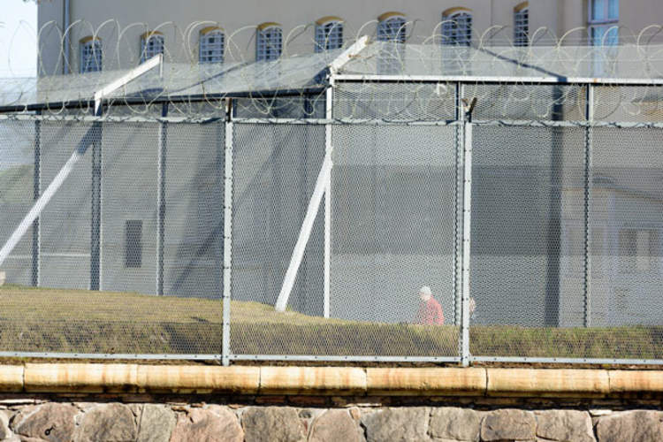 Prison exercise yard