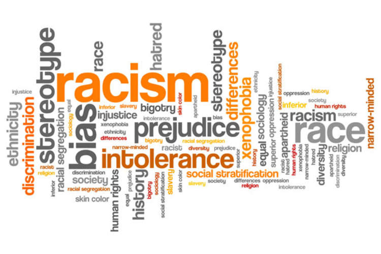 Racism word cloud
