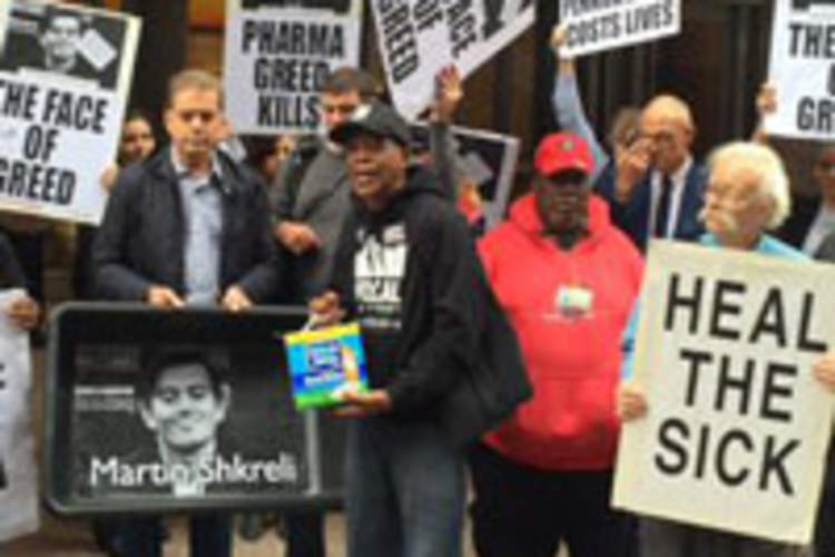 HIV Activists Storm Turing Pharmaceuticals Lobby and Demand Fair Pricing Img