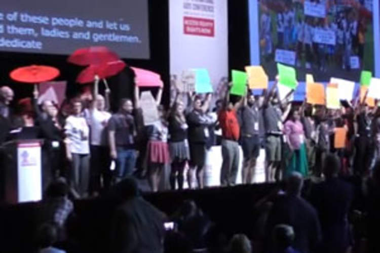 HIV Criminalization Activists Take Over the Stage at Durban AIDS Conference Opening Ceremony Img