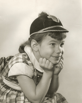 Sherri as a child on Romper Room, which was a popular children's TV show in the U.S.