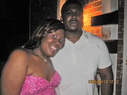 Michelle's daughter and son, Raven and Rondell.