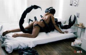 I Am Not an Ugly Scorpion! HIV Ads That Add to the Stigma. Photo credit: TBWA Paris.