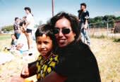 Shana with her son, James, at age 5.