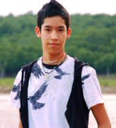 James, age 18.