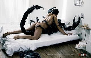 Scorpion AIDS ad.