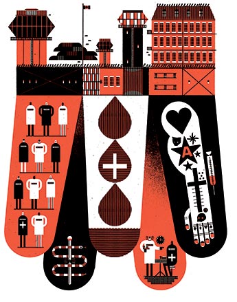 Illustration: Raymond Biesinger.