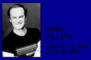 Peter Allen.