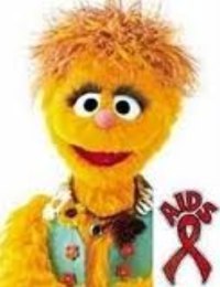 Kami the HIV-positive Muppet.