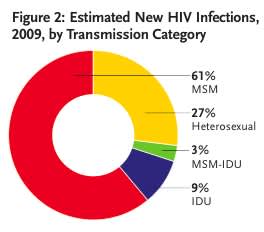 Figure 2: Estimated New HIV Infections, 2009, by Transmission Category