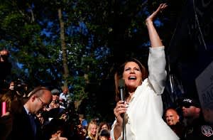 Activists will challenge some of the nation's most conservative politicians. Above: Bachmann.