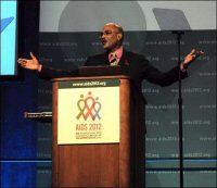 Phill Wilson at AIDS 2012.