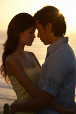 couple hugging