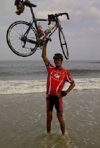 At the conclusion of the ride at Salisbury Beach in Amesbury, Mass., on May 23. (Credit: Barry Haarde)