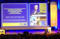 Judith Feinberg, M.D., presents at EACS 2013