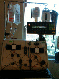 The machine that did the stem cell collection.