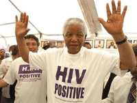 Mandela fought stigma in many ways. Photo: www.actnow.com.