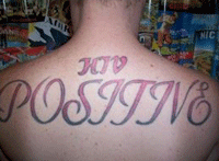 HIV Positive tattoo