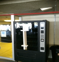 Smart vending machine used to distribute HIV self-testing kits.