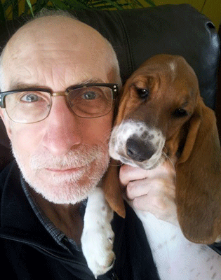 Ruby and dad.