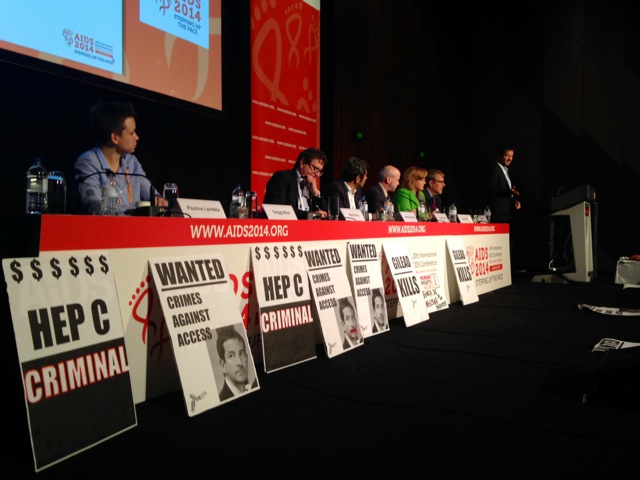 International Activists Confront Gilead Over Hepatitis C Drug Pricing at AIDS 2014