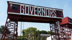 Governors Island sign