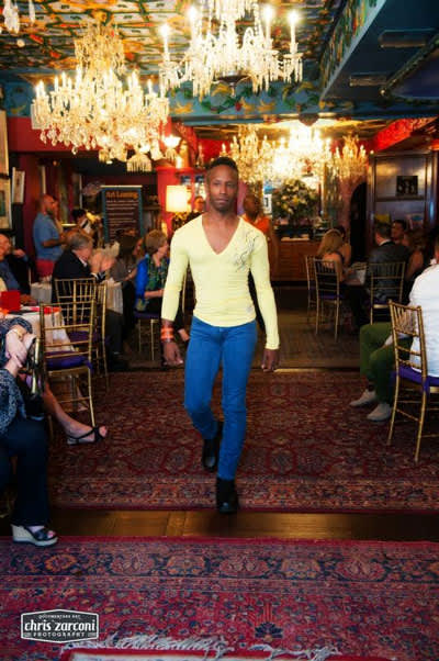 Justin B. Terry-Smith at fashion show