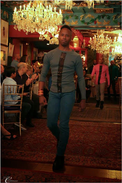 Justin B. Terry-Smith at fashion show