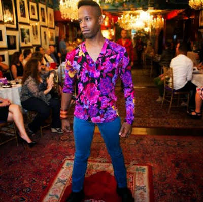 Justin B. Terry-Smith at fashion show
