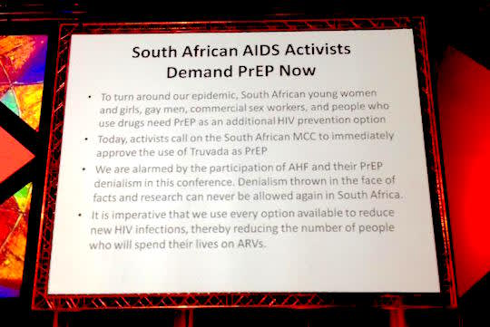South African AIDS Activists Demand PrEP Now