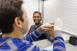 Erik Quezada, 35, says he has heard Truvada is like the birth-control pill for gay people. Quezada, a counselor at a Los Angeles high school, says he's not sure he would sign up for it. (Credit: Heidi de Marco/KHN)