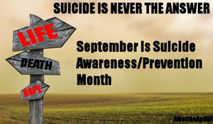 Suicide is never the answer