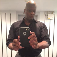 Rod McCullom grabs a selfie during his busy fellowship at MIT.