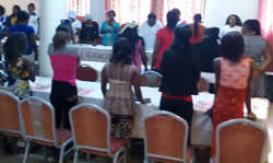 Sex worker community leaders at a consultation for PrEP. (Credit: Narah)