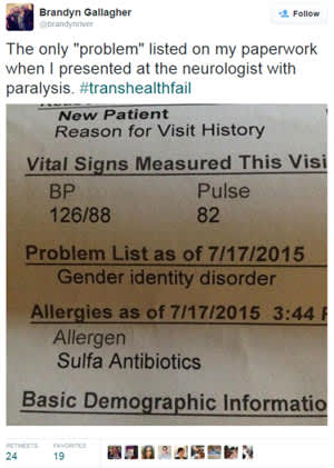 Brandyn's medical records