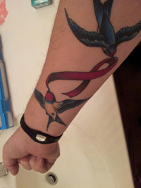 Josh's tattoo