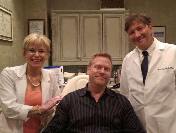 Mark with Dr. Pierone