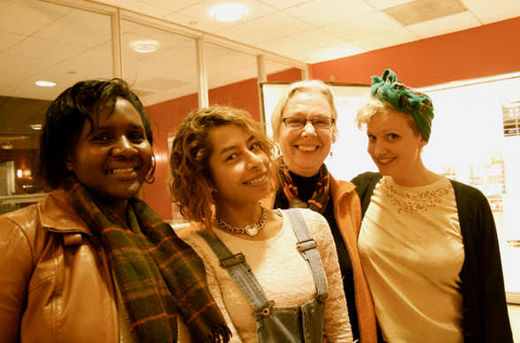 Kia Labeija, Jessica Whitbread and other ladies at Tea Time 2013