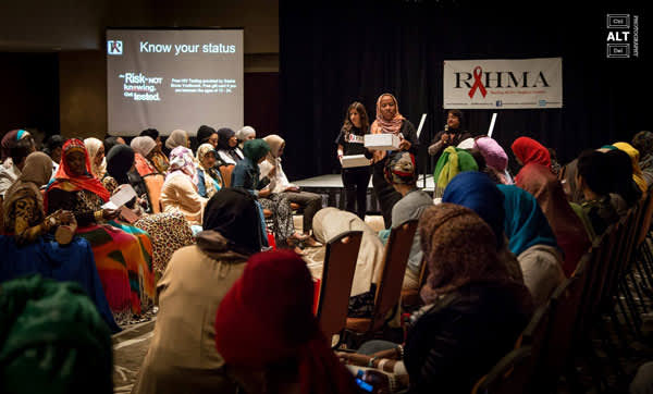 RAHMA HIV education event (Credit: Ctrl ALT Del Photography)