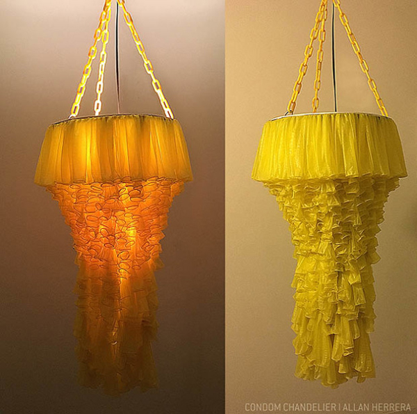 Condom Chandelier