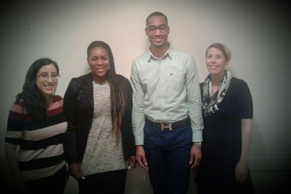 L-R: Nina Martinez, Shyronn Jones, Torrian Baskerville, Emily Brown
