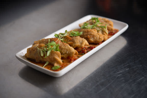 Chicken stew empanadas
