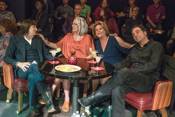 <em>Transparent</em> cast members Anjelica Huston, Jeffrey Tambor, Alexandra Billings and Ray Abruzzo