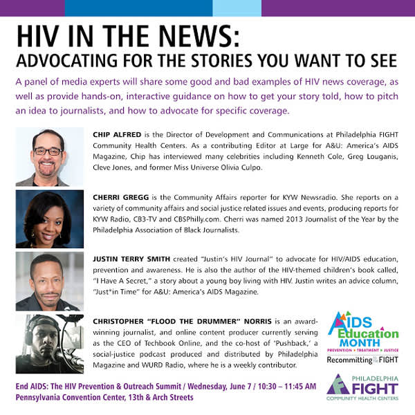 HIV in the News flyer
