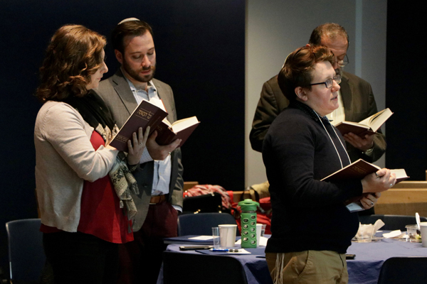 Participants in a recent Talk to Me About HIV seminar at Congregation Beit Simchat Torah (CBST)