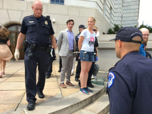 PWN protesters