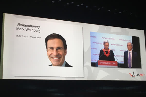 Attendees at IAS 2017 remember HIV researcher Mark Wainberg (Credit: Warren Tong)