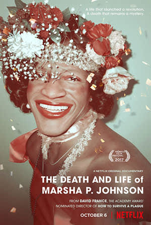 Poster for 'The Death and Life of Marsha P. Johnson'